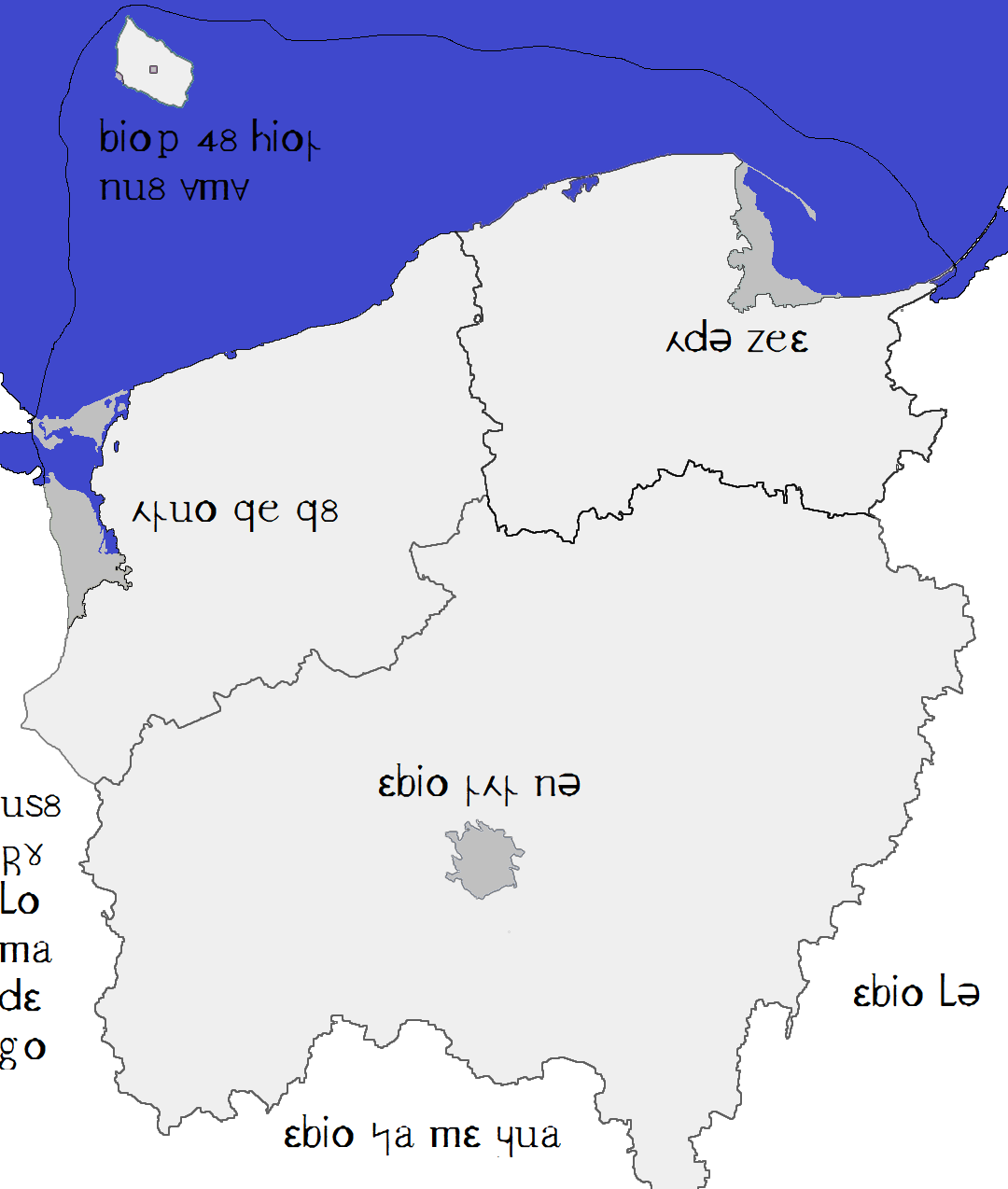 波兹南地区地图