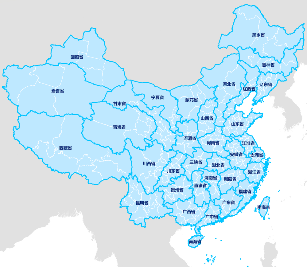 希頂世界線中國地圖