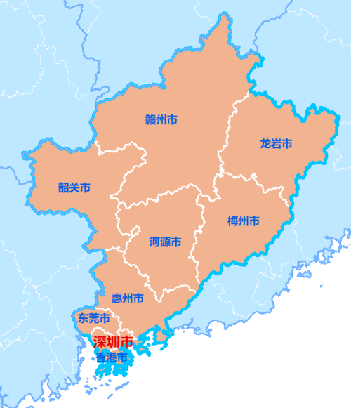 希頂世界線廣東省地圖
